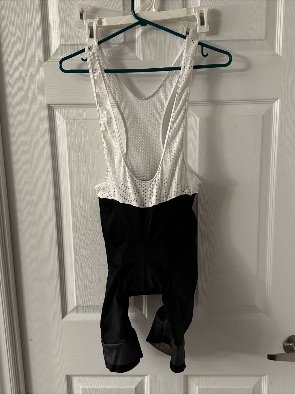 Men’s Black & White Cycling Bib Shorts